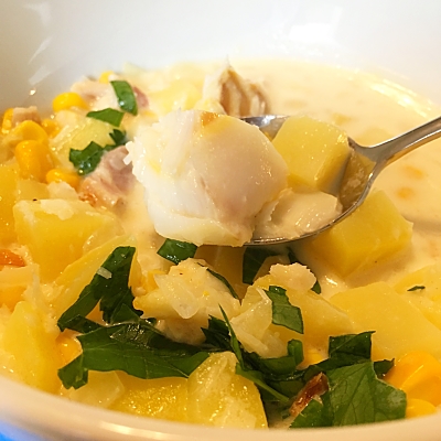 Food-Explorers-Cook-and-Lunch-Recipe-Sweetcorn-Smoked-Haddock-Chowder