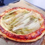 Puff Pastry Pizza with Chicory and Goat Cheese