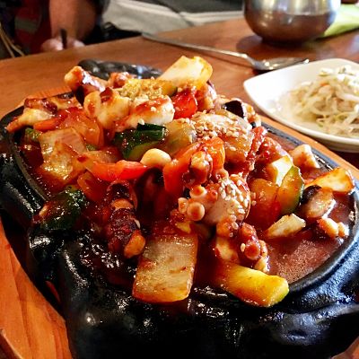 Spicy Octopus with Vegetables